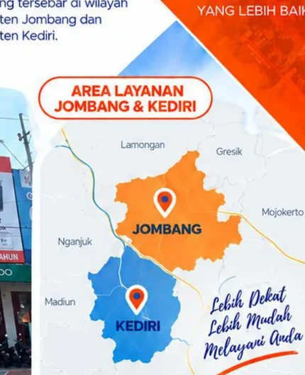 Area pelayanan SBC Group Jombang dan Kediri